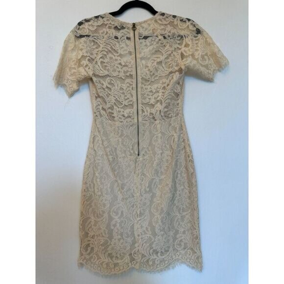 Dress Forum Lace Boho Mini Dress Size Small Perfect for Bride, Wedding - Picture 2 of 5
